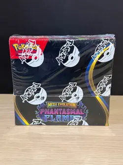 POKEMON MEGA EVOLUTION PHANTASMAL FLAMES FACTORY SEALED 36 PACK BOOSTER BOX - Image 1