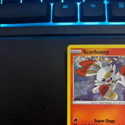 Scorbunny 16/25 Holo - 2021 Pokemon McDonald's 25th Anniversary NM - Image 3