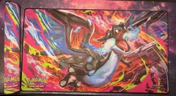 Pokemon TCG Mega Charizard X UPC Play Mat - Image 1