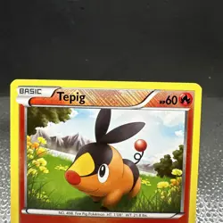 Pokemon Tepig Crosshatch Holo League Promo B&W 15/114 Near Mint - Image 3