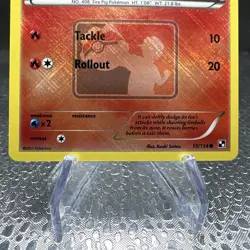 Pokemon Tepig Crosshatch Holo League Promo B&W 15/114 Near Mint - Image 4