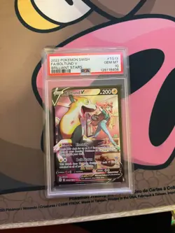 2022 Pokemon SWSH Full Art Boltund V #TG13 PSA GEM MINT 10 - Image 1
