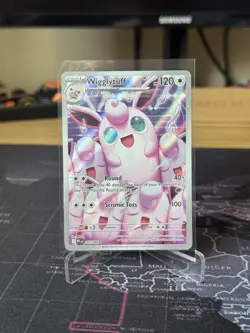 Wigglytuff Illustration Rare IR 105/094 Pokemon Phantasmal Flames Full Art - Image 1