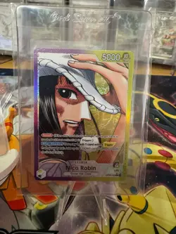 Nico Robin Alt Art Leader OP09-062 M OPTCG One Piece Emperors In The New World - Image 1