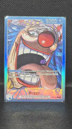 Buggy Alt Art Leader OP09-042 M PF OPTCG One Piece Emperors In The New World - Image 1