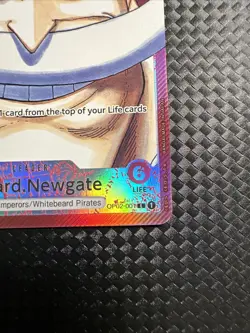 Edward Newgate OP02-001 - Paramount War - Alt Art Leader - One Piece TCG English - Image 5