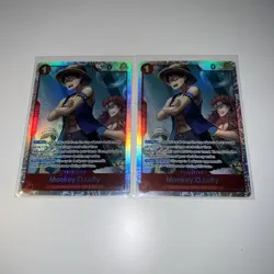2 Monkey D. Luffy OP14-013 SR Seven Warlords of the Azure Ocean ONE PIECE NM - Image 1