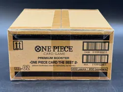 #1 One Piece English PRB-02 Premium Booster The Best 2 Box Case Sealed - Image 1