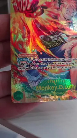 Monkey.D.Luffy SEC OP13-118 Carrying On His Will One Piece TCG NM English - Image 2