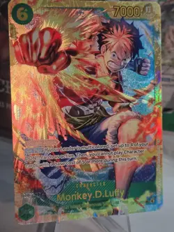Monkey.D.Luffy SEC OP13-118 Carrying On His Will One Piece TCG NM English - Image 3