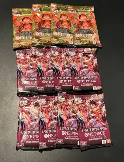 One Piece The Best PRB-01 4 Premium Booster Packs 8 OP - 11 A Fist Of Divine Sod - Image 1