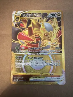 Pokemon Giratina VSTAR TCG Lost Origin 212/196 Secret Rare Gold Card NM - Image 2