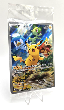 Pikachu SVP EN 027 Black Star Promo Paldea Evolved Scarlet & Violet Pokemon Card - Image 1