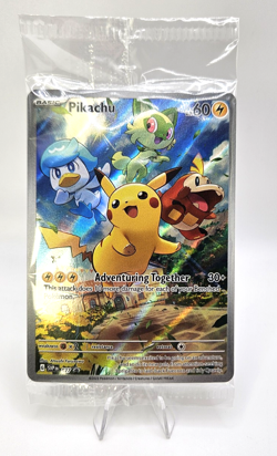 Pikachu SVP EN 027 Black Star Promo Paldea Evolved Scarlet & Violet Pokemon Card - Image 2