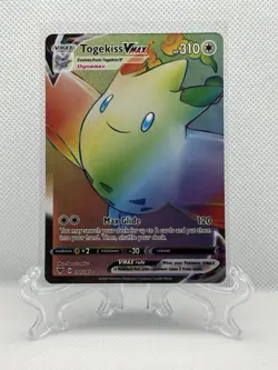 Togekiss Vmax 191/185 Vivid Voltage NM Full Art Secret Rainbow Rare Pokemon Card - Image 1