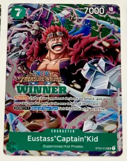 2023 One Piece Captain Kid Winner (5x) Cards Vol 5 Treasure Cruise Foil ST02-013 - Image 5