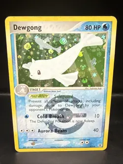 Pokemon TCG English Card ex Fire Red & Leaf Green Dewgong 3/112 Reverse Holo - Image 2