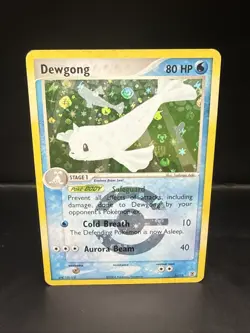 Pokemon TCG English Card ex Fire Red & Leaf Green Dewgong 3/112 Reverse Holo - Image 3