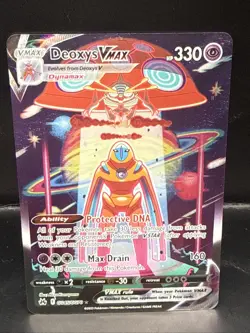 Pokemon Deoxys VMAX Ultra Rare TCG Card Crown Zenith: Galarian Gallery GG45/GG70 - Image 3