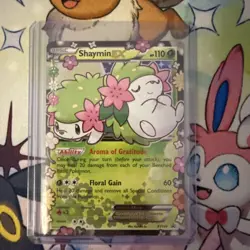 Pokemon Shaymin EX Holo Black Star Promo XY148 2015 Card LP/VLP Read Desc - Image 1