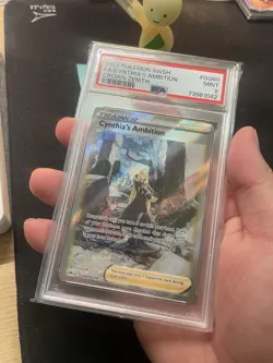 Pokemon TCG Cynthia's Ambition Holo Ultra Rare Card GG60/GG70 PSA 9 Mint CZ - Image 1