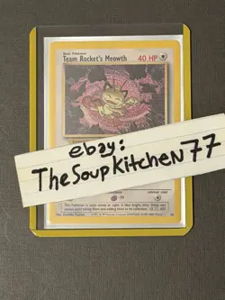 Team Rocket’s Meowth 18 53 Promo Pokemon Card NM - Image 3