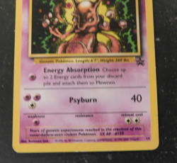 1999 MEWTWO Pokemon Card Wizards Promo Psyburn Energy Absorption - Image 3