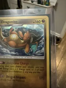 Pokemon Dragonite Cracked Ice Holo Card 151/236 Deck Exclusives NM Condition - Image 2