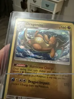 Pokemon Dragonite Cracked Ice Holo Card 151/236 Deck Exclusives NM Condition - Image 3