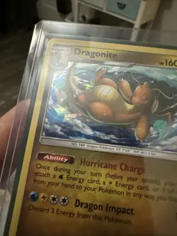 Pokemon Dragonite Cracked Ice Holo Card 151/236 Deck Exclusives NM Condition - Image 4