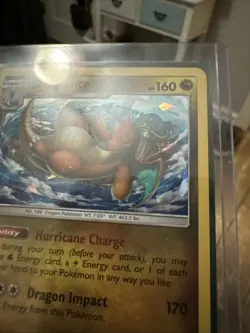 Pokemon Dragonite Cracked Ice Holo Card 151/236 Deck Exclusives NM Condition - Image 5