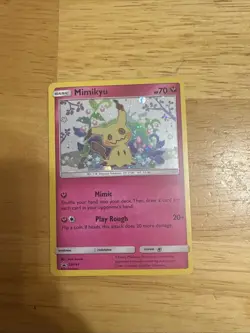 Mimikyu Black Star Promo SM163 Holo Pokemon TCG Card - Image 1