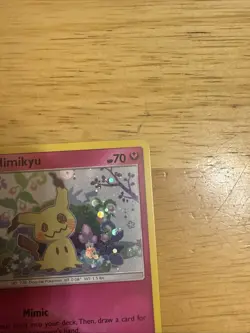 Mimikyu Black Star Promo SM163 Holo Pokemon TCG Card - Image 3