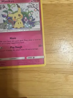 Mimikyu Black Star Promo SM163 Holo Pokemon TCG Card - Image 4