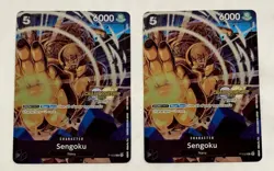 One Piece Sengoku Championship CS 2023 Event Pack English Gold Stamp (2x) Cards - Image 1