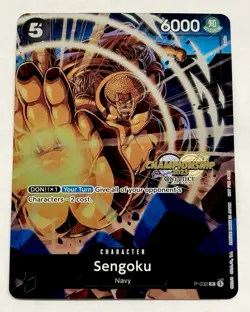 One Piece Sengoku Championship CS 2023 Event Pack English Gold Stamp (2x) Cards - Image 5