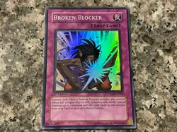 Broken Blocker - 1st Edition Super Rare Yu-Gi-Oh! Card! VINTAGE! - Image 2