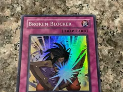 Broken Blocker - 1st Edition Super Rare Yu-Gi-Oh! Card! VINTAGE! - Image 3