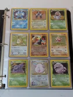 WoTC Pokemon TCG Binder Collection (9 Holos, 27 Rares, 18 1st Eds, 342 Cards) - Image 1