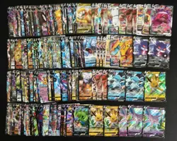 200 Lot Pokemon TCG Chinese Card RR RRR VMAX Gengar Glaceon jolteon #37 -FI38 - Image 1