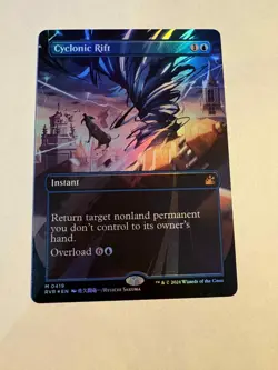 Cyclonic Rift Anime Borderless - Ravnica Remastered - MTG - NM - Image 1