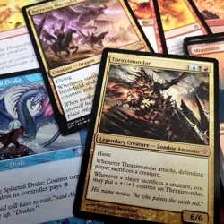 COMMANDER Magic Deck MTG - *Grixis Shard DRAKES DRAGONS Tribal Fun Rares* - Image 1