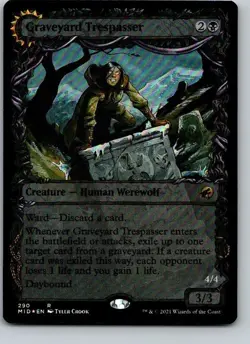 Graveyard Trespasser (Showcase) Innistrad: Midnight Hunt Foil - Image 1