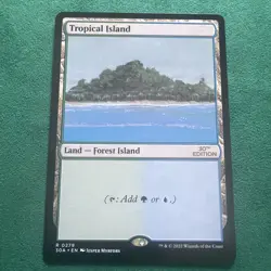 MTG 30th ANNIVERSARY EDITION TROPICAL ISLAND DUAL LAND - RARE - NM - Image 1