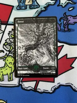 Forest x1 Mtg Full Art Innistrad: Crimson Vow #276/277 - Image 1
