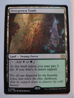 Overgrown Tomb - Lorwyn Eclipsed - MtG- NM - Image 1