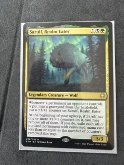 MTG Sarulf, Realm Eater 228/285 Khm Kaldheim Rare Near Mint Great Commander! - Image 1