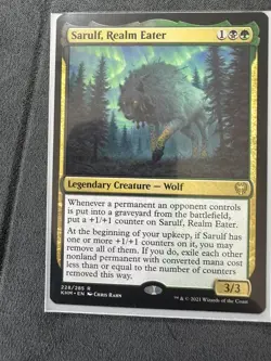 MTG Sarulf, Realm Eater 228/285 Khm Kaldheim Rare Near Mint Great Commander! - Image 4