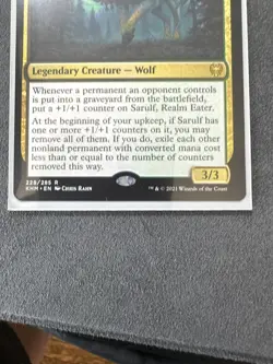 MTG Sarulf, Realm Eater 228/285 Khm Kaldheim Rare Near Mint Great Commander! - Image 5