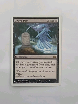 8th Edition Grave Pact #137 LP MTG - Image 1